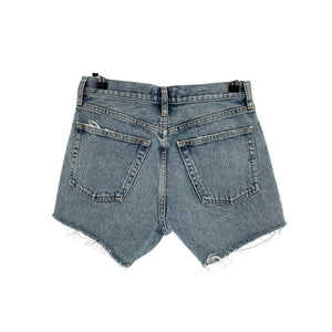 Agolde Parker Blue Cotton Long Short Size 25