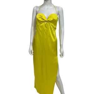 Retrofête Silk Green Sheen Claude Dress Size S