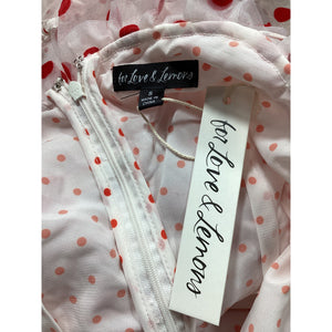 For Love & Lemons 'Agata' Red Mini Dress Size S - NWT