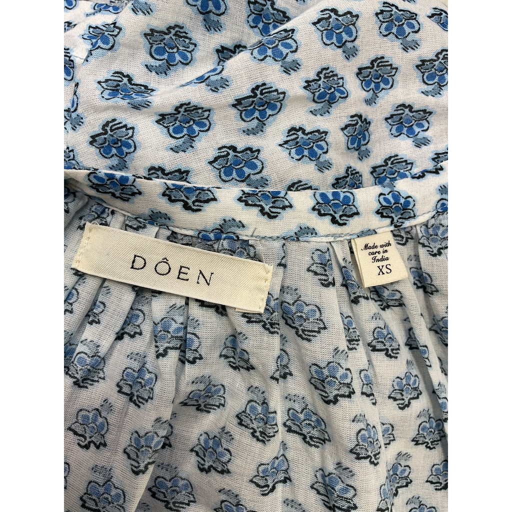 D�en 'June' Blue Top Size XS