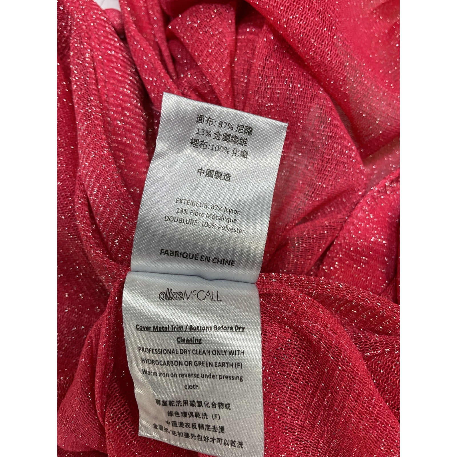 Alice Mccall 'Elodie' Pink Top Size 2