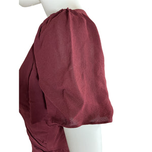 Reformation Elegant Plum Watkins Dress Size 6