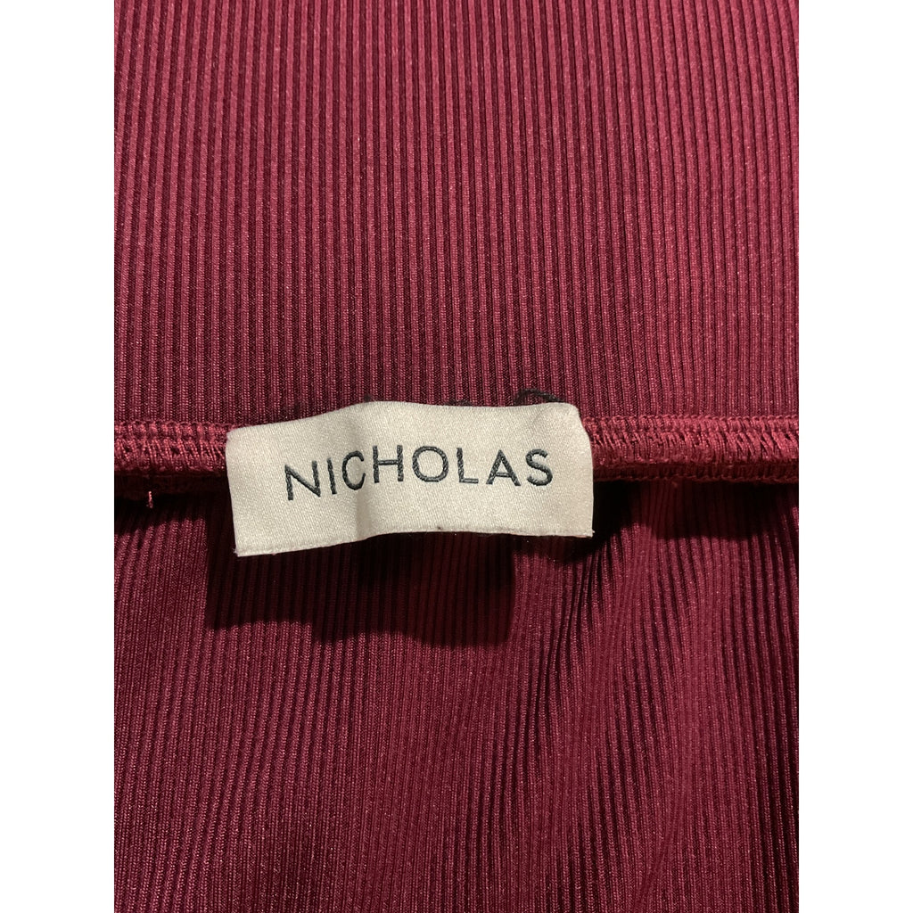 Nicholas 'Delia' Pink Poly Rib High Waist Legging Size XS