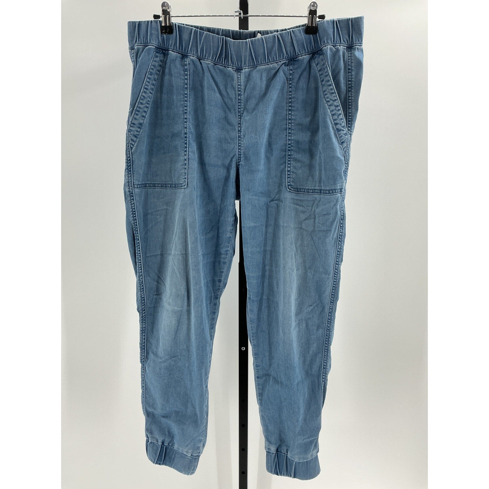 Hatch 'The Easy' Blue Lyocell Denim Jogger Size 3