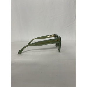 Isabel Marant Oversized Green Square Butterfly Sunglasses Size OS