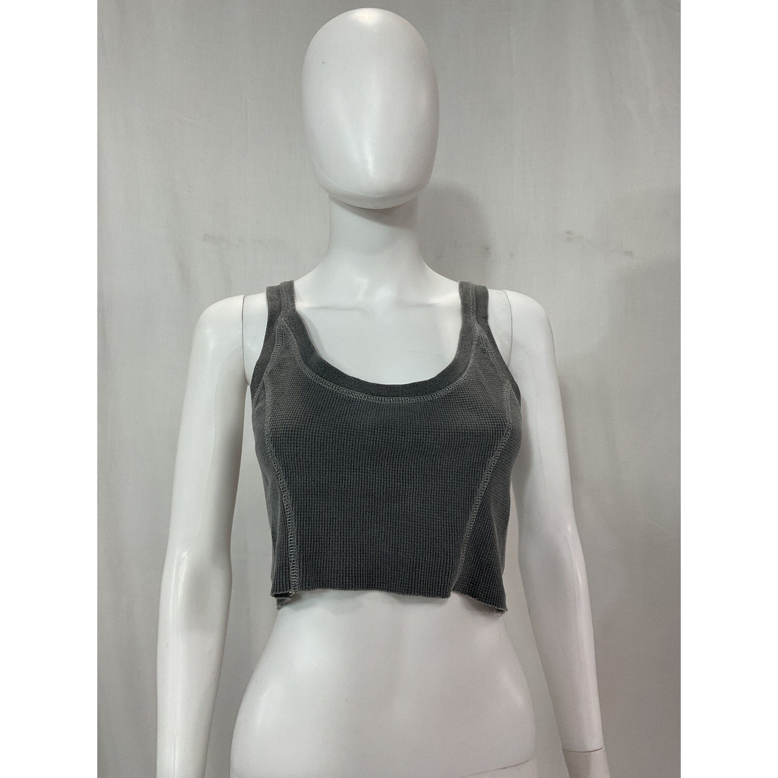 Marissa Webb 'Beau' Gray Cropped Tank Size S