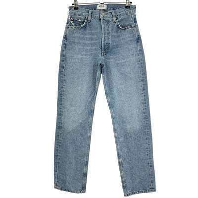 Agolde Relaxed Blue 90s Mid Rise Loose Fit Denim Jeans Size 25