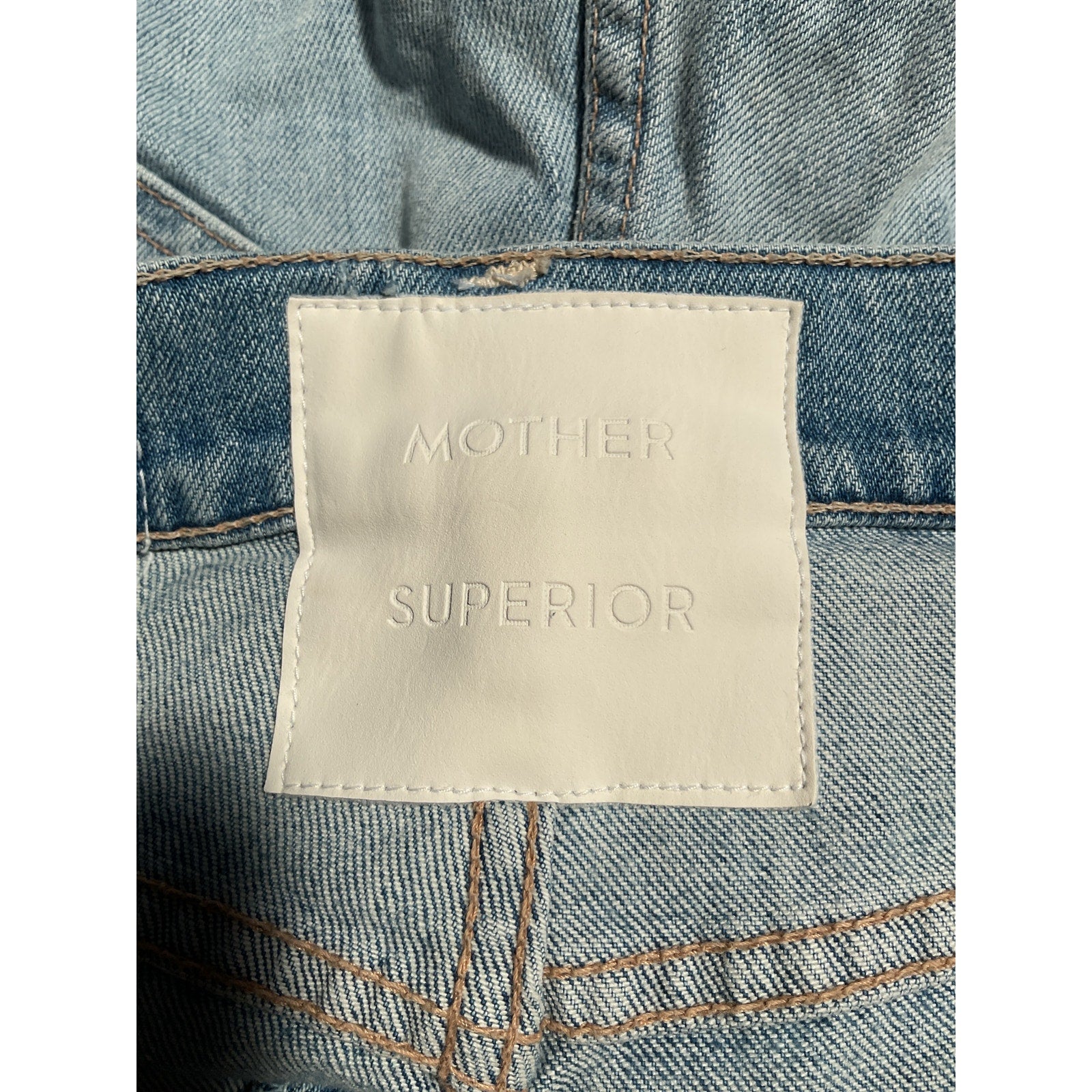 Mother High Waisted 'Smokin' Blue Denim Fray Short Size 25