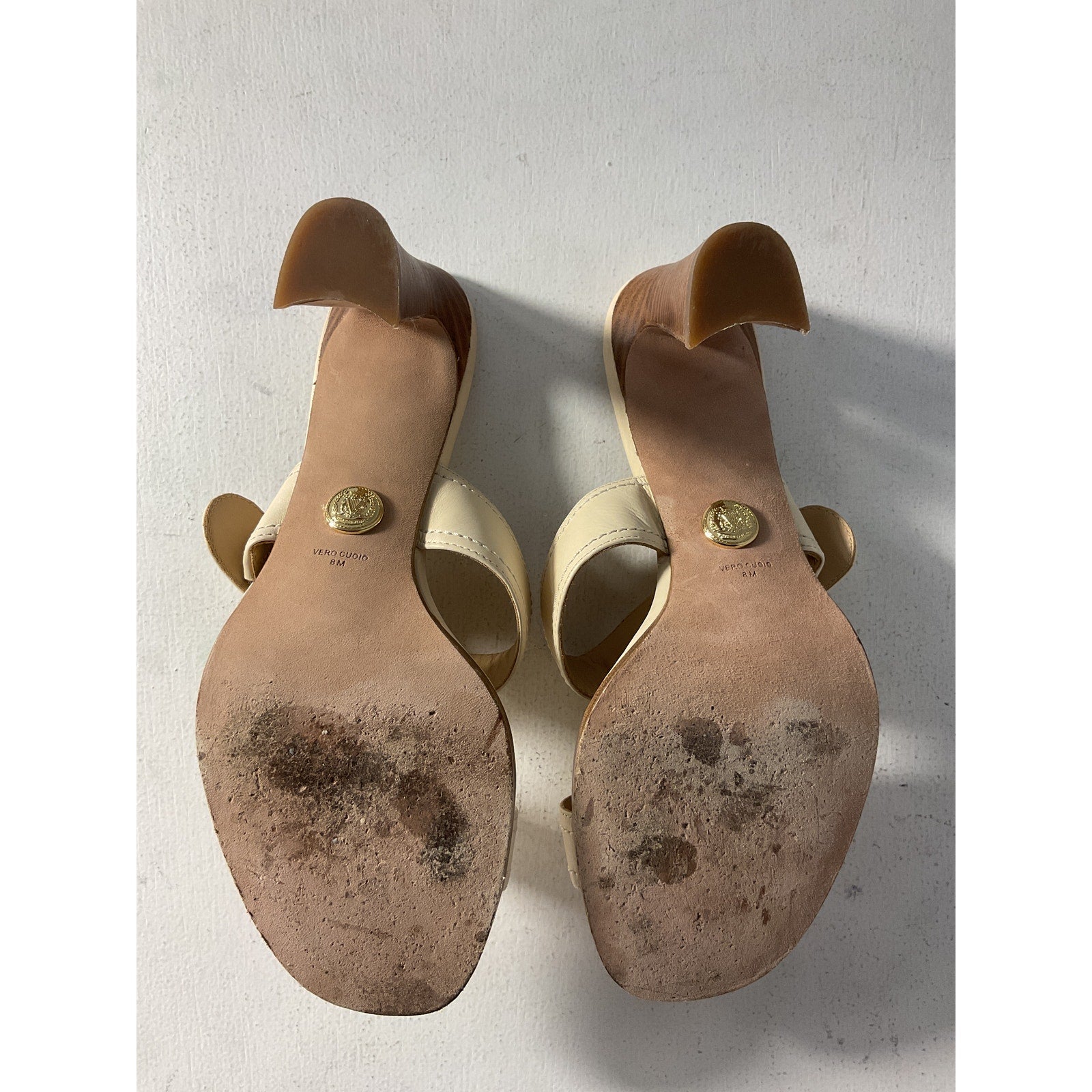 Veronica Beard 'Margaux' Tan Sandals Size 8