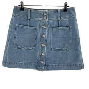 Veronica Beard Denim Blue Moxie Skirt Size 8