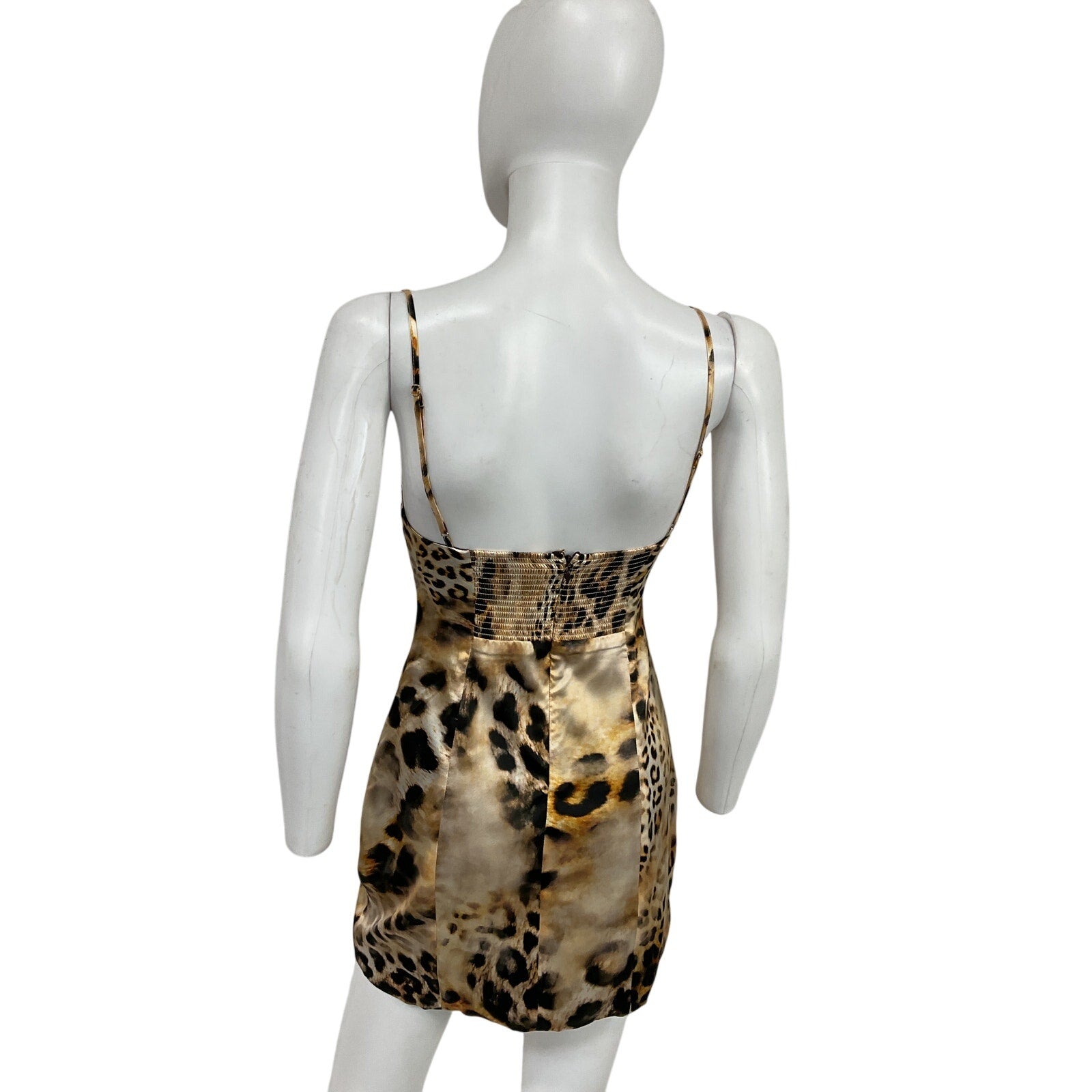 Retrofete 'Janessa' Brown Silk Dress Size XS