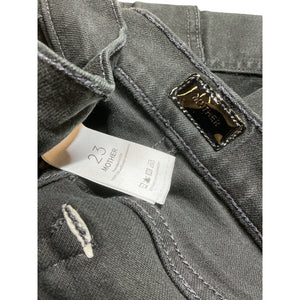 Mother Classic Black Rambler Cargo Ankle Denim Jeans Size 23