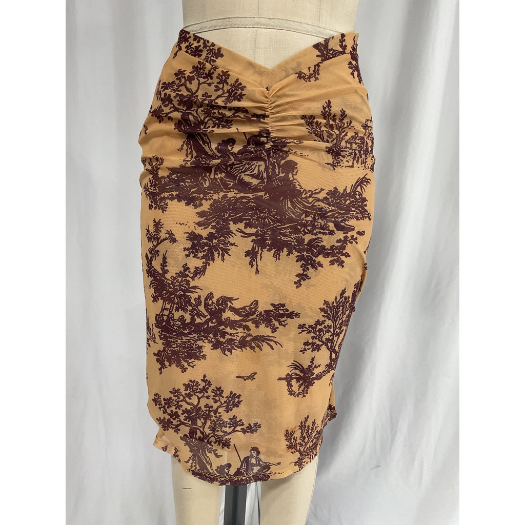 Miaou 'Preston' Gold Skirt Size S