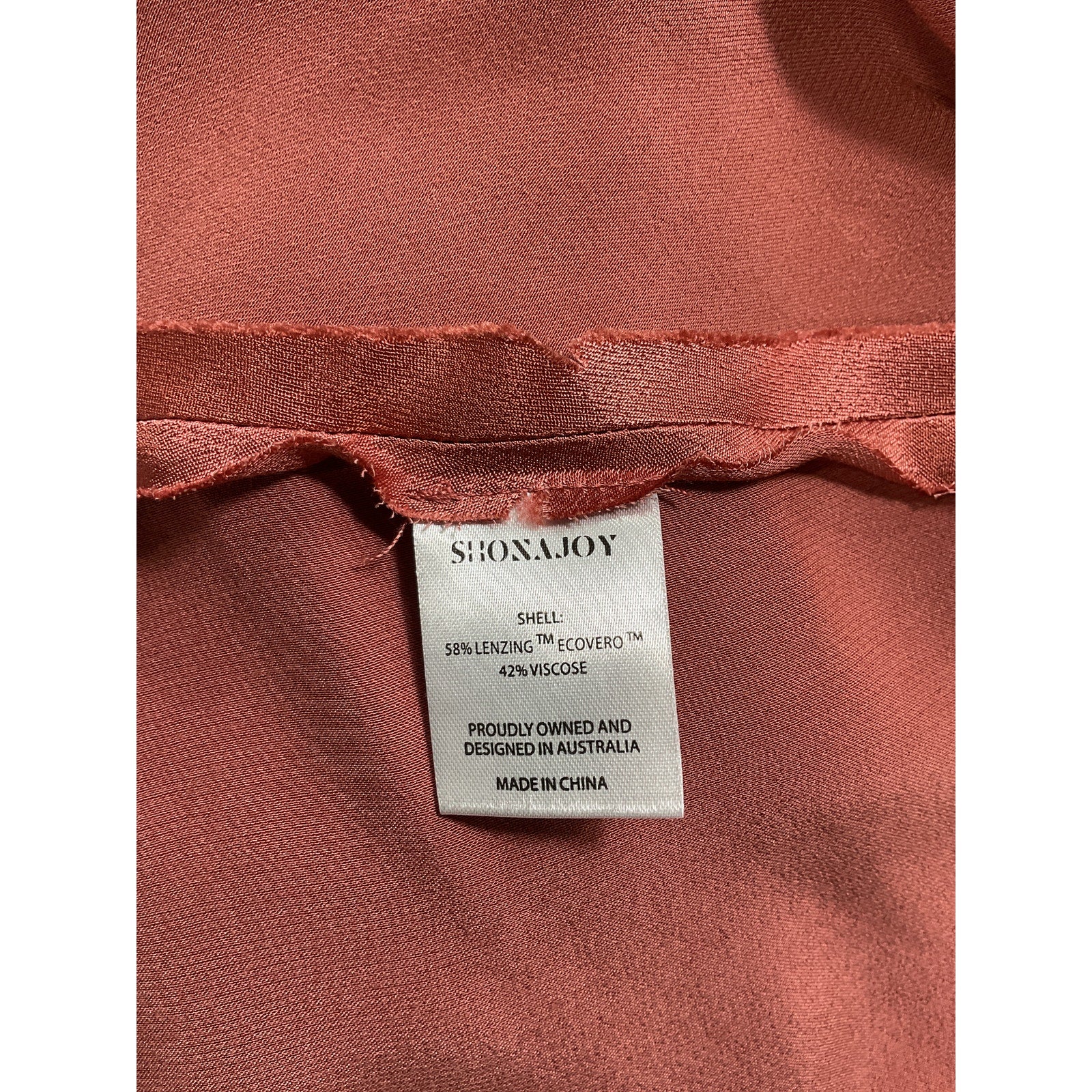 Shona Joy 'La Lune' Brown Cross Draped Maxi Dress Size 6