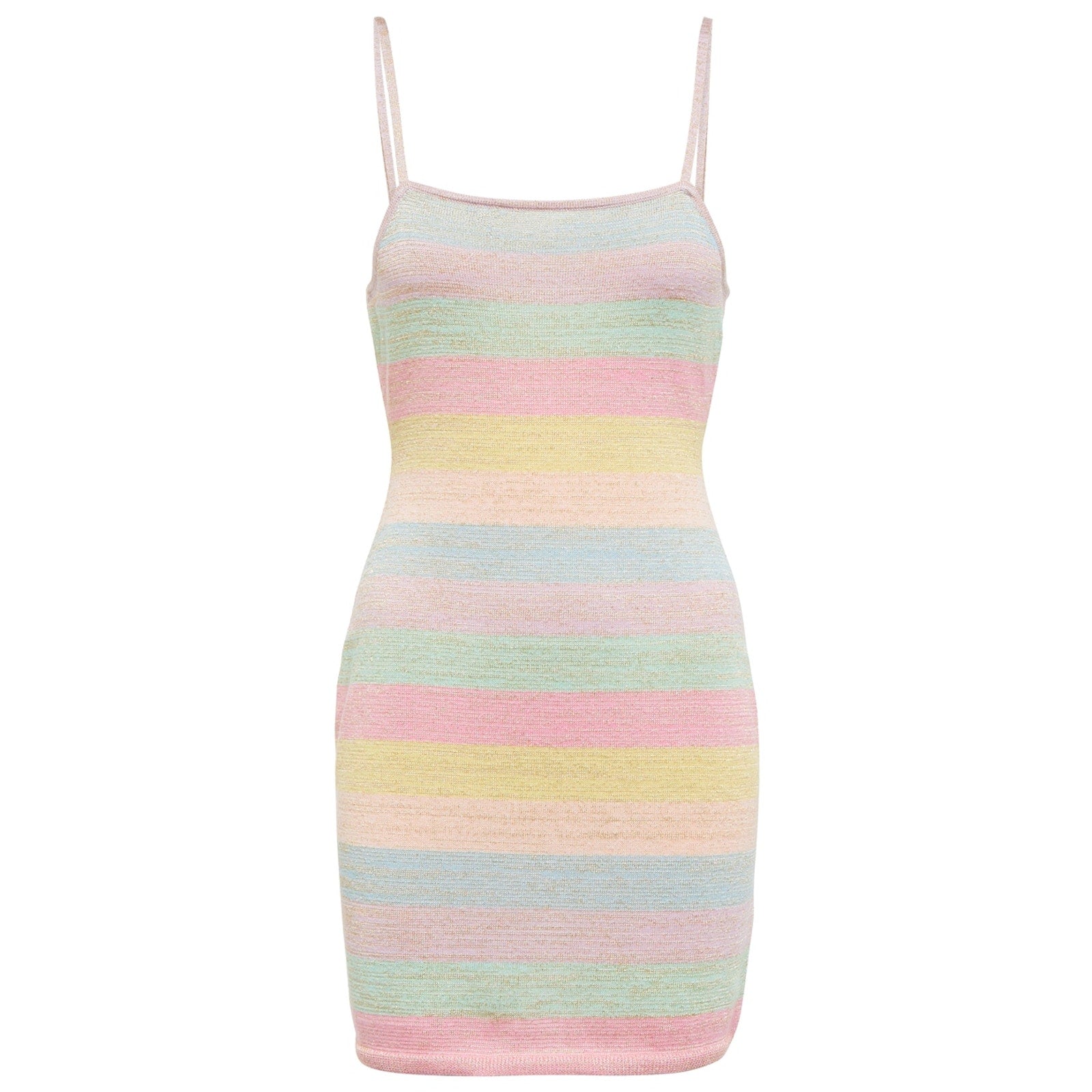 Loveshackfancy 'Lessie' Pink Cotton Knit Mini Dress Size XS