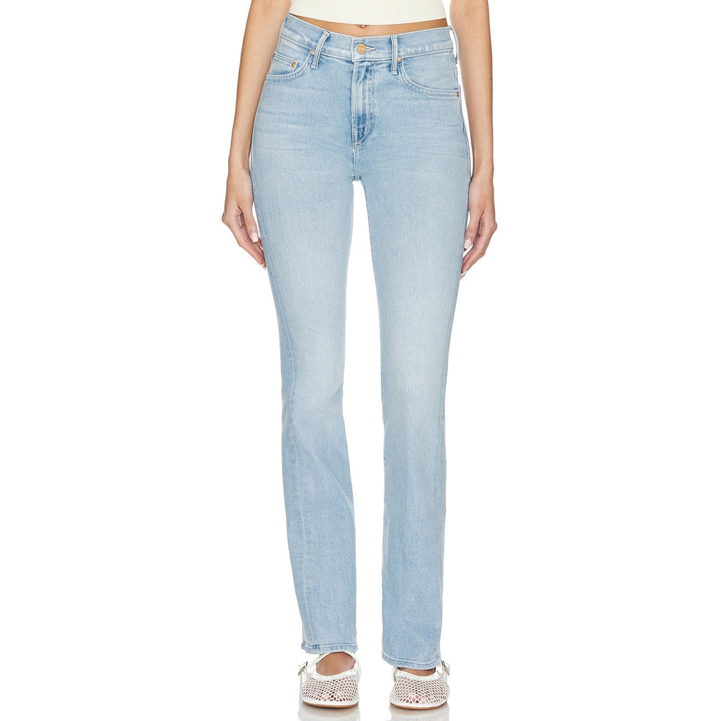 Mother The Insider Blue Cotton Sneak Denim Jean Size 26