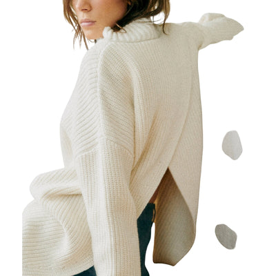 Sézane 'Emilia' White Cotton Jumper Size XS