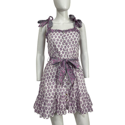 Cleobella Floral Pink Tillie Mini Dress Size XS
