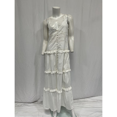 Tularosa 'Lucy' Cream Cotton Maxi Dress Size XS