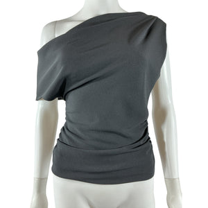 Nicholas 'Arlina' Black Polyester Off Shoulder Top Size 0