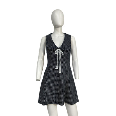 Reformation 'Soraya' Blue Linen Dress Size 0