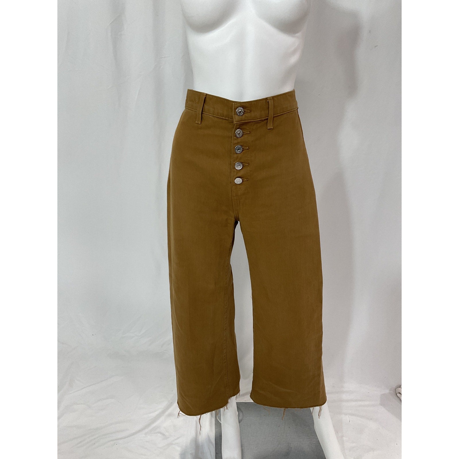 Veronica Beard 'Grant' Brown Wide Leg Pants Size 27