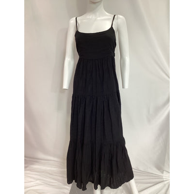 L*Space 'Santorini' Black Chiffon Dress Size XS