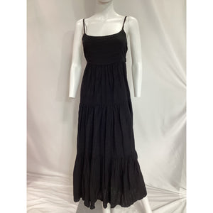 L*Space 'Santorini' Black Chiffon Dress Size XS