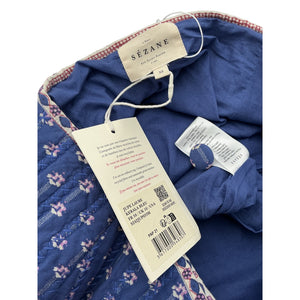 Sézane 'Laure' Blue Cotton Skirt Size 38