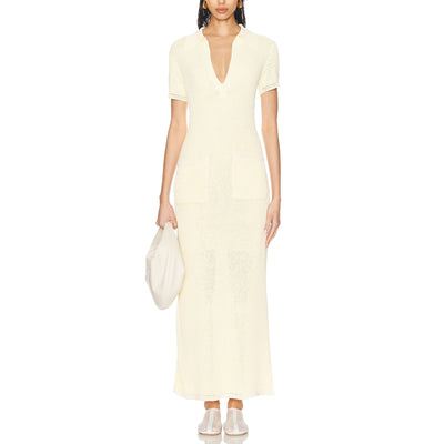 Proenza Schouler Knit Yellow Auden Dress Size XS