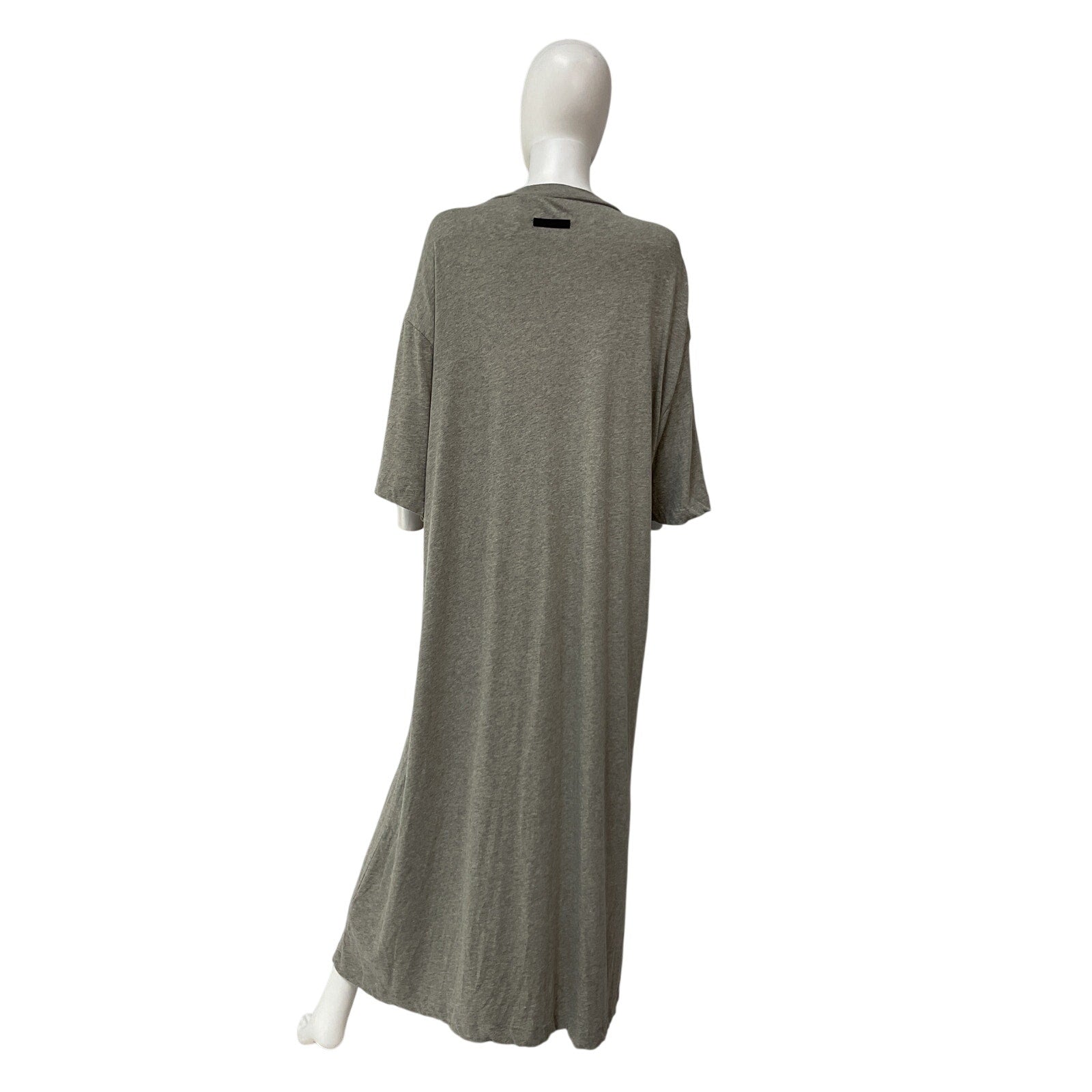 Fear Of God 'Essentials' Grey Cotton T-Shirt Dress Size S