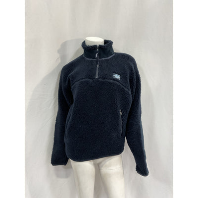Madhappy 'Fall' Navy Sherpa Half Zip Size XS