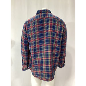 Ralph Lauren Classic Fit Red Cotton Plaid Double-Faced Workshirt Size XL - NWT
