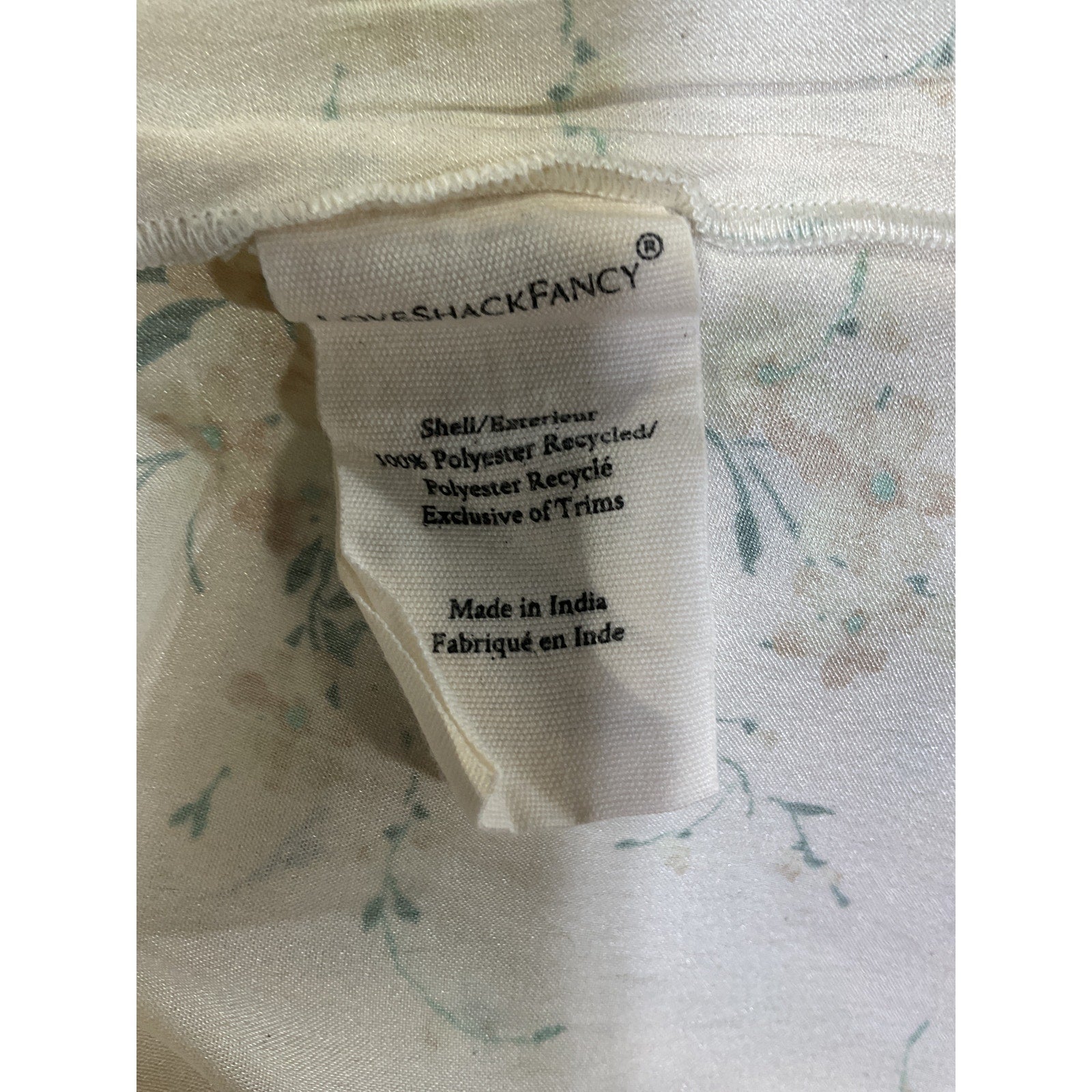 Loveshackfancy 'Garcia' Yellow Floral Satin Mini Dress Size 2
