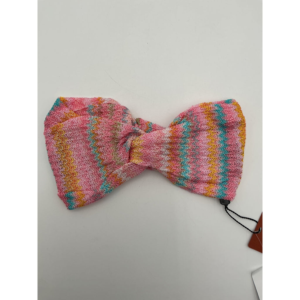 Missoni Twisted Pink Crochet-Knit Headband Size OS - NWT