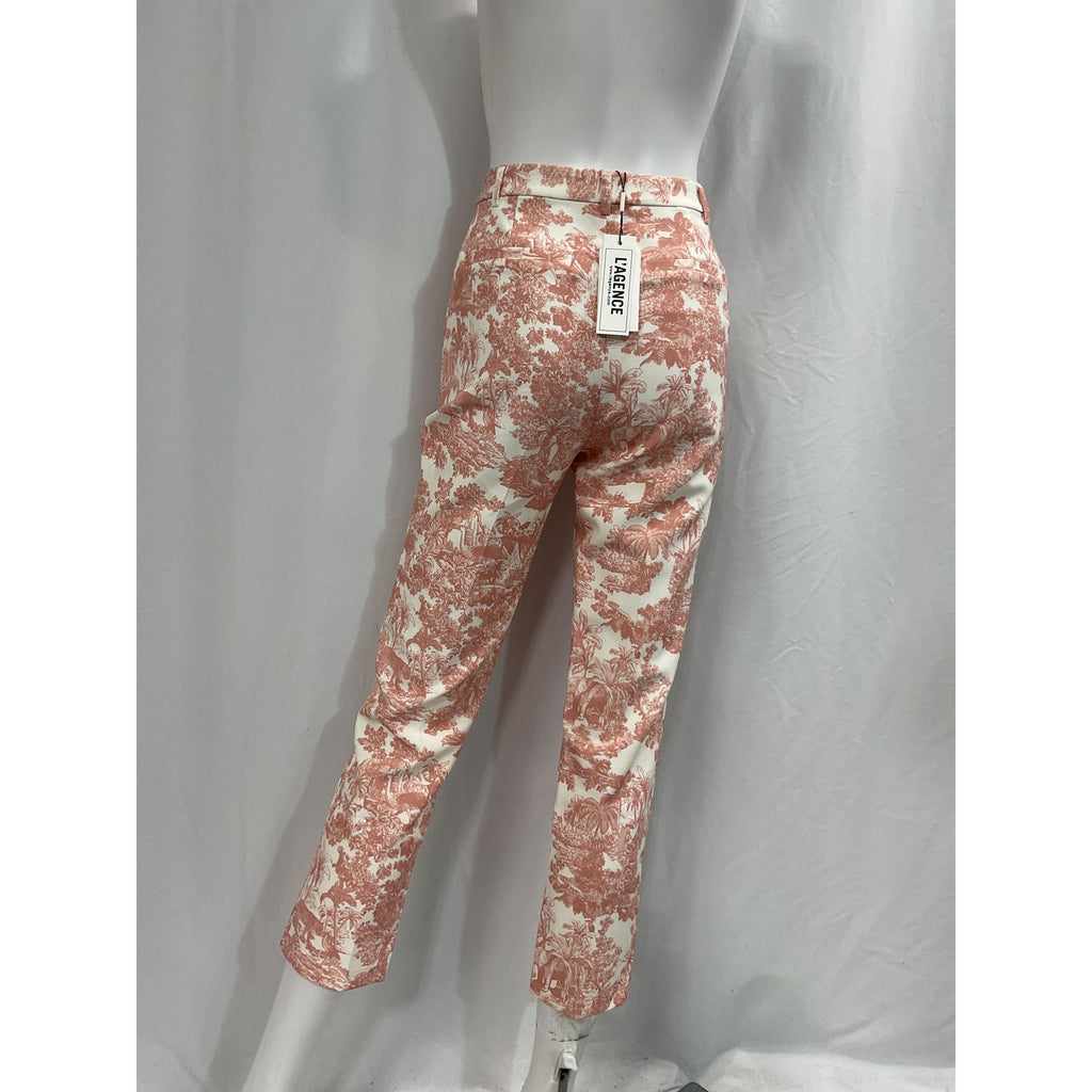 L'Agence 'Ludivine' Pink Trouser Size 0 - NWT