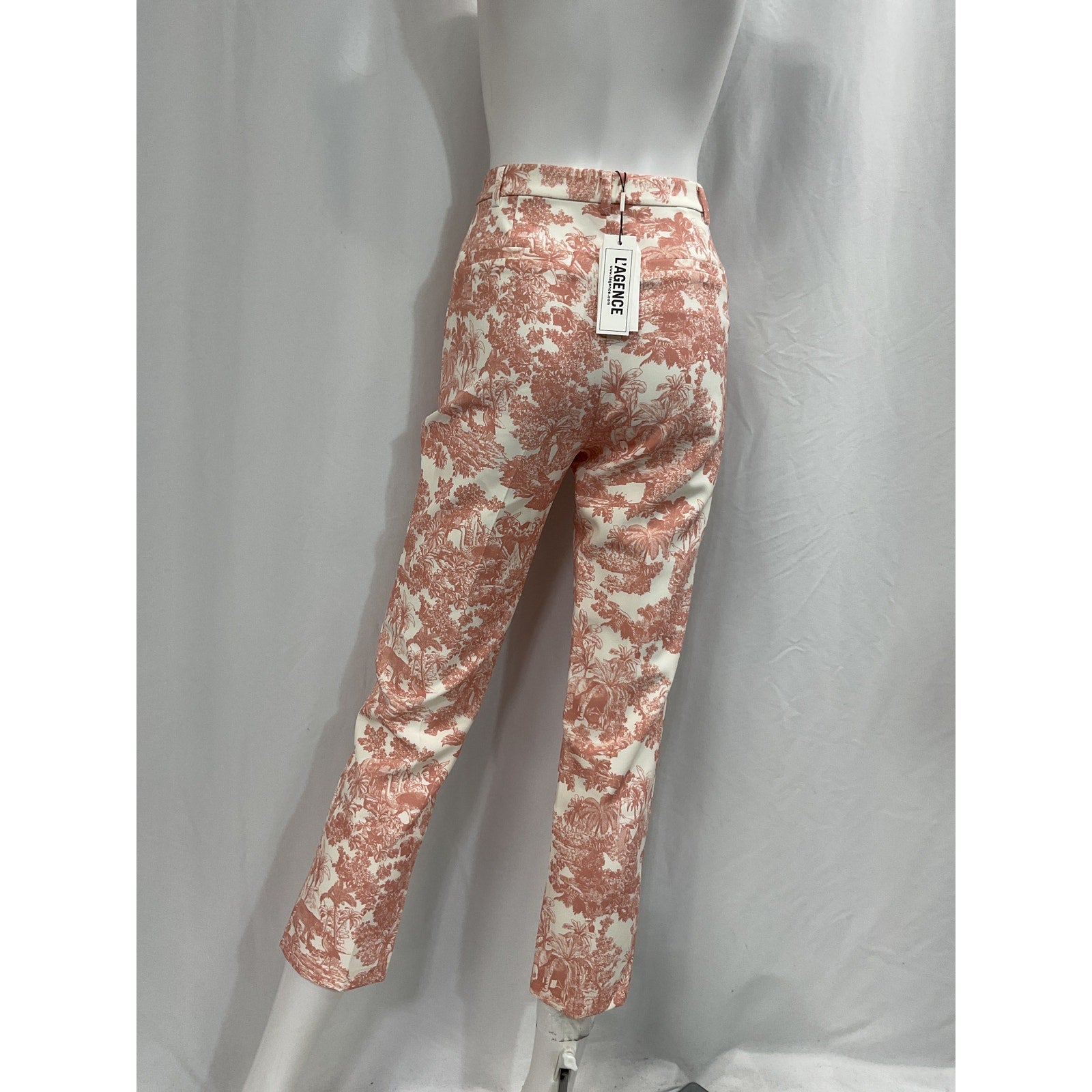 L'Agence 'Ludivine' Pink Trouser Size 0 - NWT
