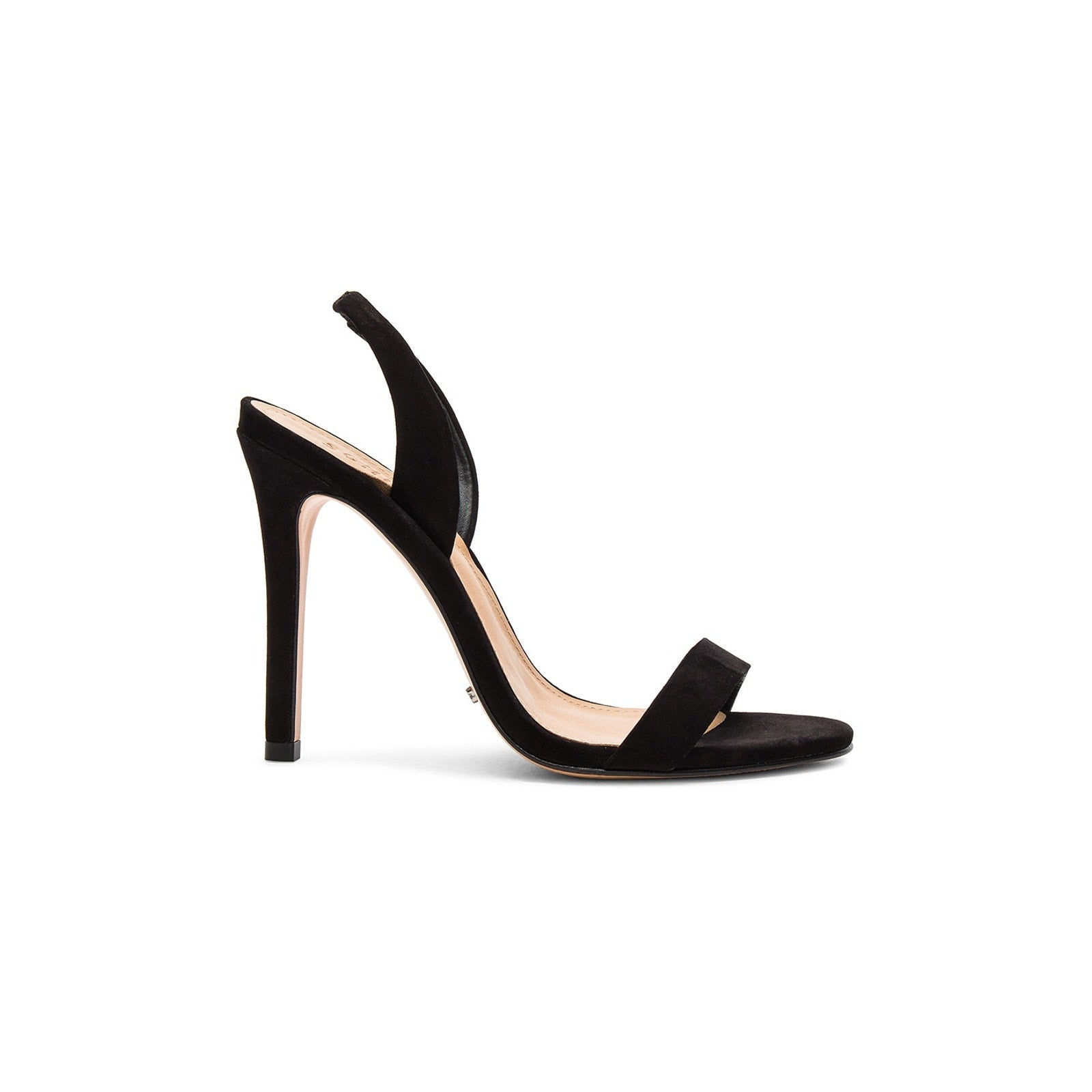 Schutz 'Luriane' Black Suede Leather Heel Size 7