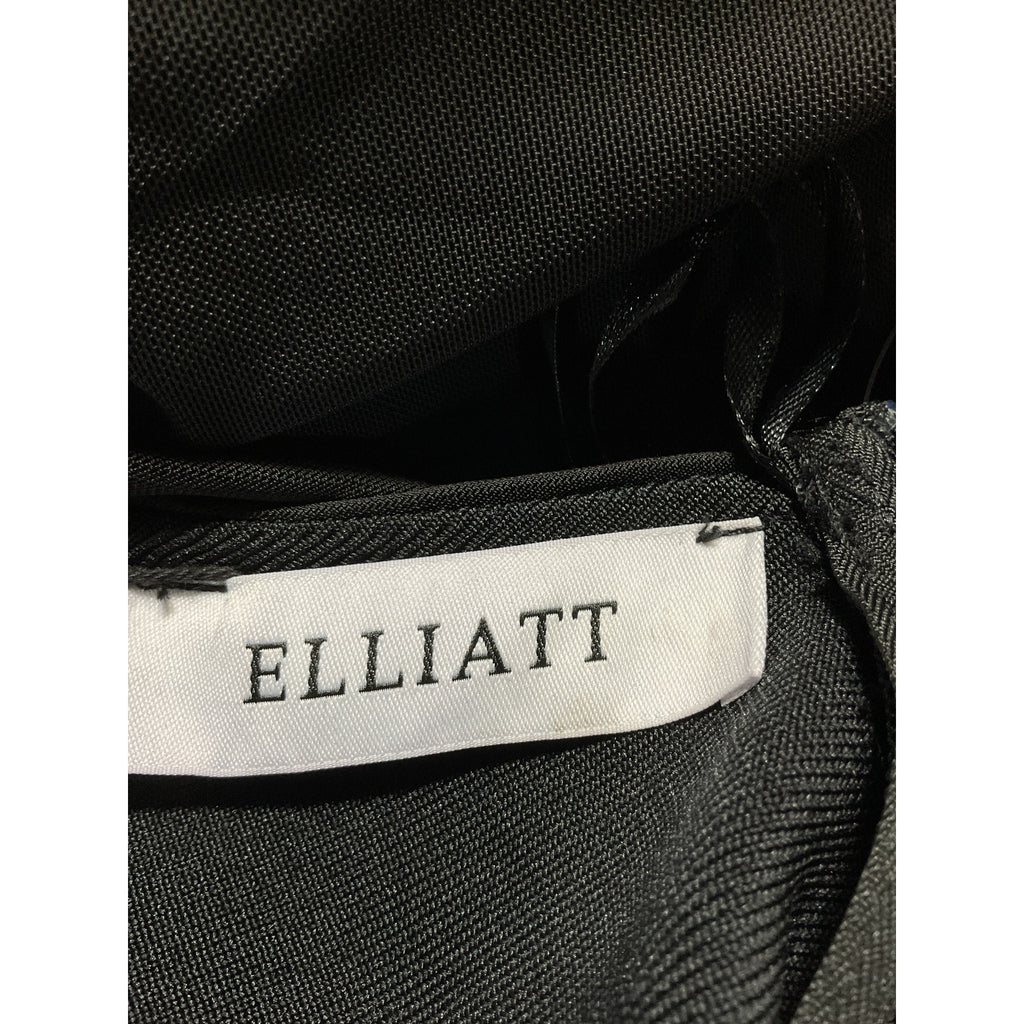 Elliatt 'One-Shoulder' Black One Shoulder Ruched Sheath Dress Size L - NWT