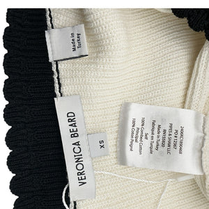 Neiman Marcus Contrast Trim Multicolor Neroli Sweater Size XS