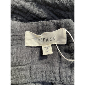 Lspace 'Santos' Black Cotton Top Size M