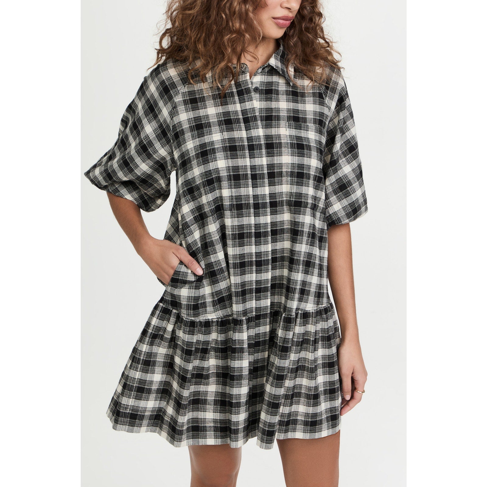Jonathan Simkhai 'Standard Crissy' Black Mini Dress Size M