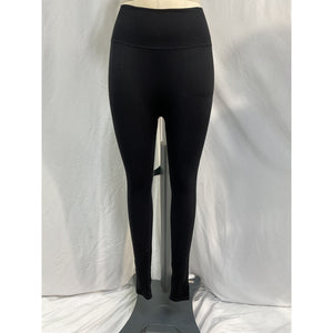 Alo Yoga Stretch Black Cotton Cable-Knit Leggings Size XS