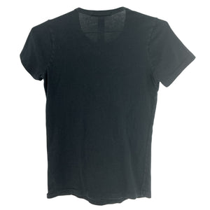 Jenni Kayne Essential Black Cotton Slim Tee Size XS
