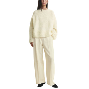 Toteme Boxy Cream Boucle Sweater Size XS / S