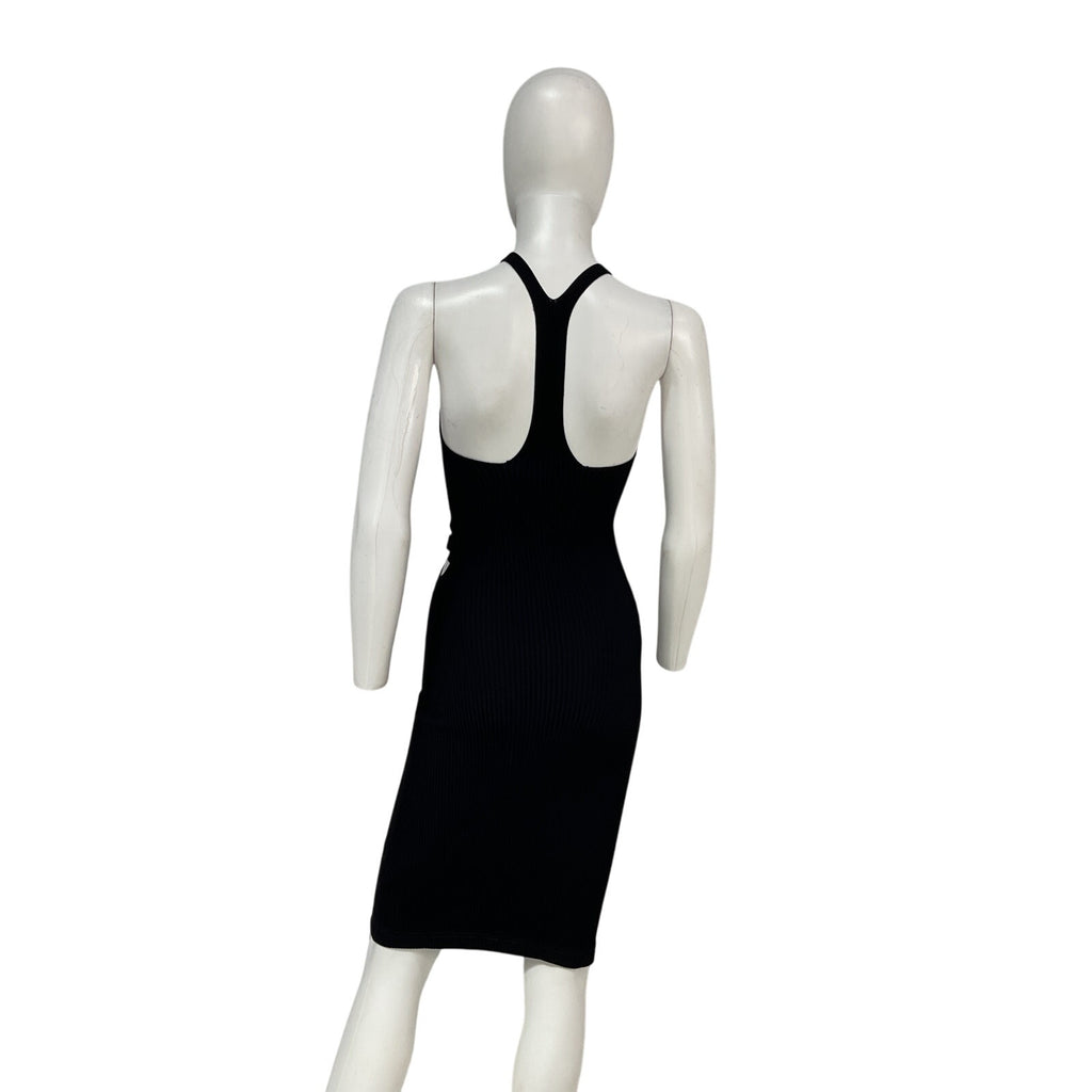 Dion Lee 'Lustrate Fork' Black Viscose Dress Size XS