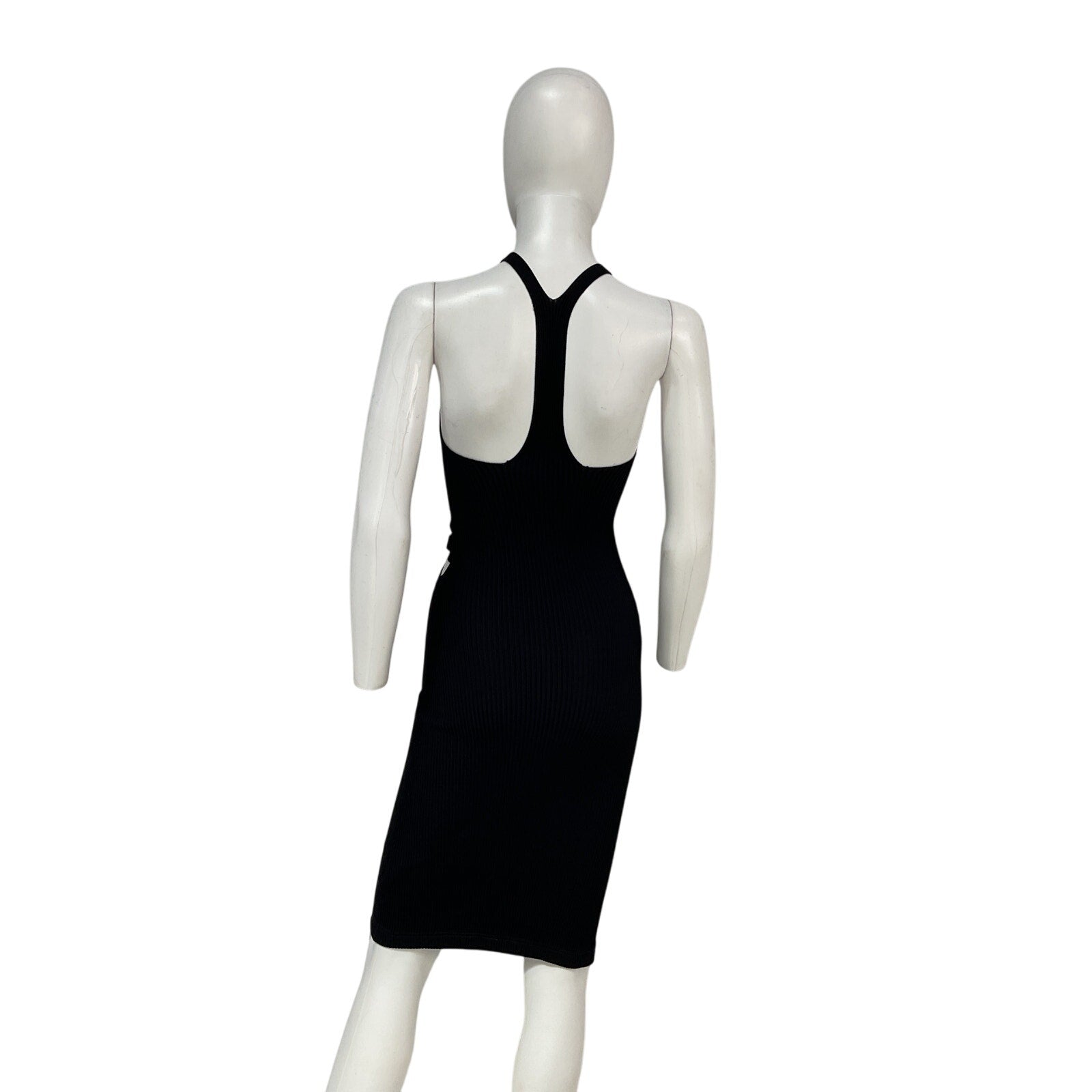 Dion Lee 'Lustrate Fork' Black Viscose Dress Size XS