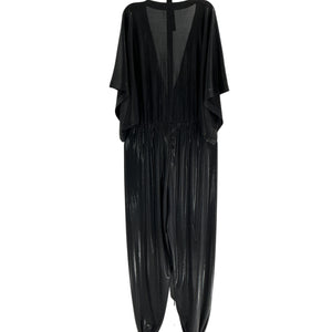 Norma Kamali Sleek Black Rectangle Jog Jumpsuit Size M