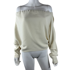 L'Academie Off Shoulder Ivory Katia Top Size M