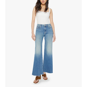 Mother 'The Roller' Blue Cotton Fray Denim Jean Size 25